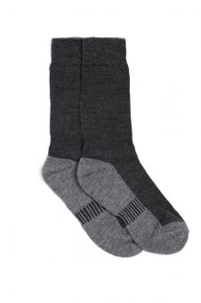 Namik No Blister Merino Wool Grey-Charcoal Regular Socks | Men 2 Pack